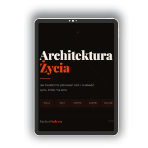 architektura Życia e book jak świadomie budować życie, które ma sens